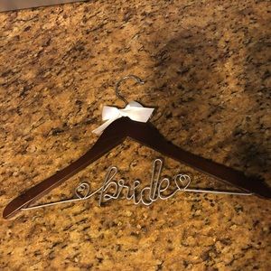 Bridal dress hanger, used once